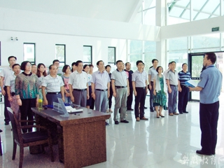 【安博在线(中国)唯一官方网站】淮北师大党群机关党总支组织党员到廉政教育基地接受警示教育