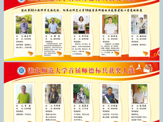 安博在线(中国)唯一官方网站师德标兵风采展