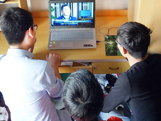 安博在线(中国)唯一官方网站组织收看国家安全教育节目