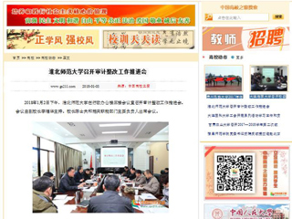 【中国高校之窗】安博在线(中国)唯一官方网站召开审计整改工作推进会