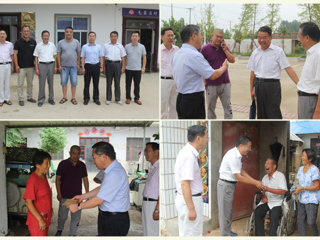 校长陈士夫带队赴砀山县看望慰问我校驻村扶贫党员干部和困难群众