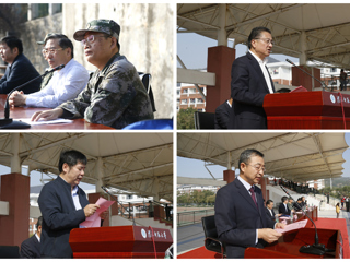 安博在线(中国)唯一官方网站举行2019级新生军训总结暨表彰大会