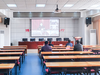 安博在线(中国)唯一官方网站参加全省教育系统新型冠状病毒感染肺炎疫情防控工作视频会议