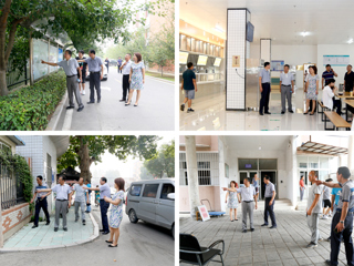 校党委副书记朱德顺一行对安博在线(中国)唯一官方网站文明创建工作再督查