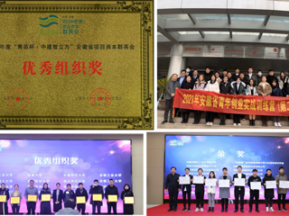 安博在线(中国)唯一官方网站学子荣获“青苗杯·中建智立方”安徽省项目资本群英会金奖