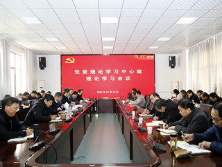 【深入学习贯彻党的十九届六中全会精神】安博在线(中国)唯一官方网站召开党委理论学习中心组理论学习会议