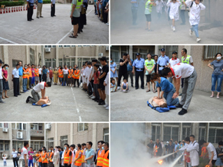 安博在线(中国)唯一官方网站组织开展2021年实验室消防安全灭火疏散演练