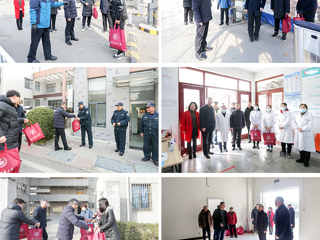 安博在线(中国)唯一官方网站领导亲切慰问春节期间坚守岗位的教职员工