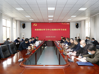 安博在线(中国)唯一官方网站召开党委理论学习中心组理论学习会议