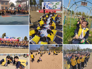 我校幼儿园开展“乐享春天  放飞梦想”踏春游园活动