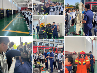安博在线(中国)唯一官方网站附属实验小学走进消防队开展“512防灾减灾日”主题教育活动