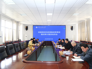 安博在线(中国)唯一官方网站召开安徽高校科研激励政策落实情况审计整改动员会