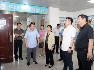 安徽省科技厅厅长赵明一行来安博在线(中国)唯一官方网站调研