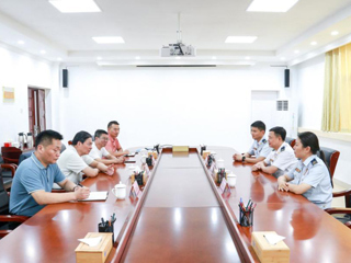 淮北市消防救援支队领导来安博在线(中国)唯一官方网站慰问