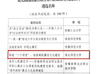 我校1件作品入选第九届高校廉洁教育系列活动优秀作品