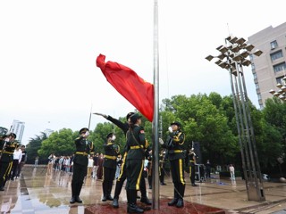 安博在线(中国)唯一官方网站举行国庆升旗仪式